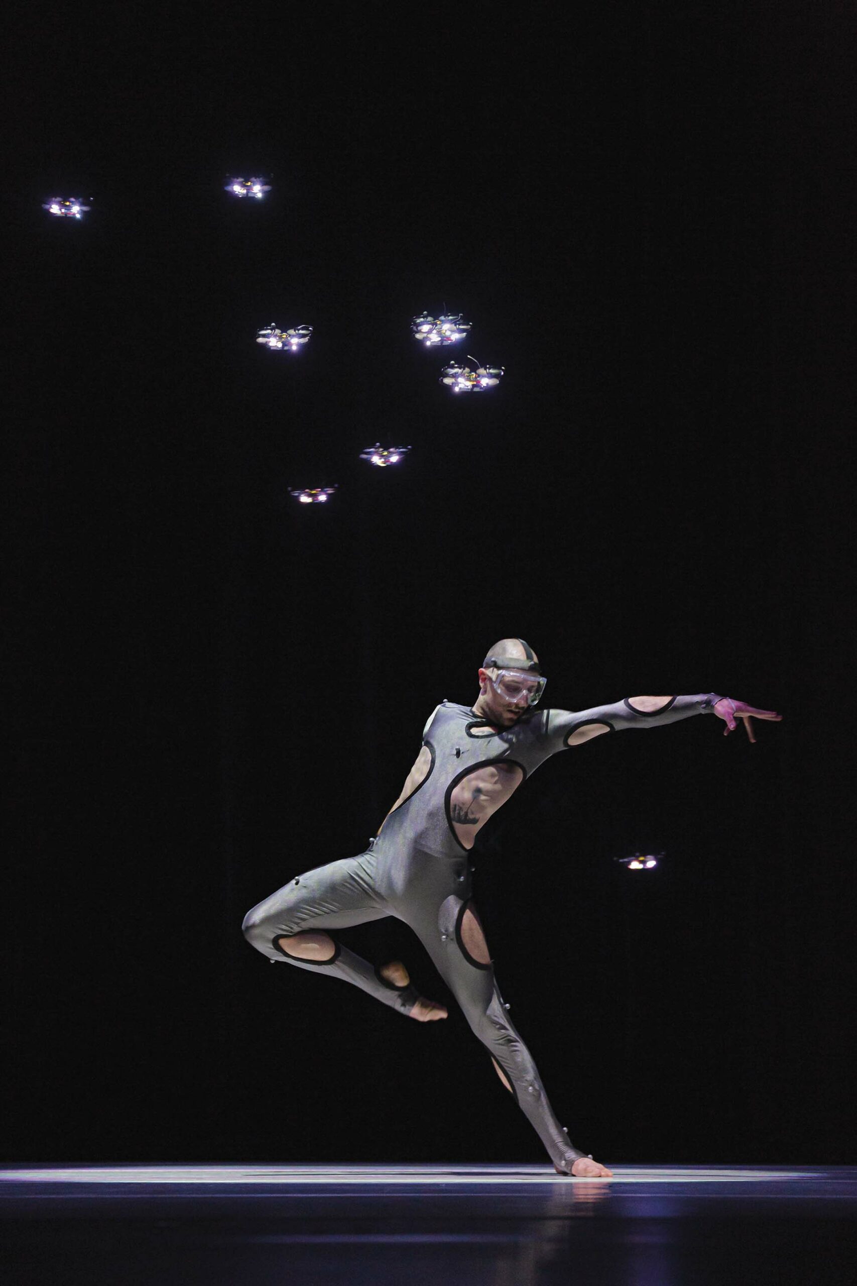 Dansende vrouw.